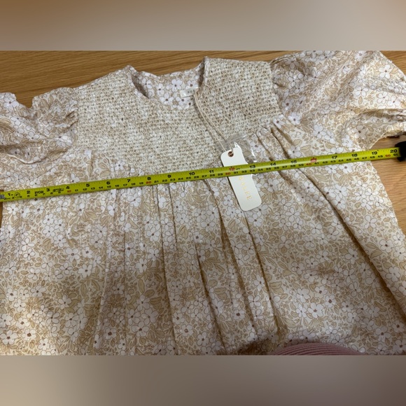 Noralee Daphne Dress Spring Fields Floral Smocked Puff Sleeve Dress Size 8Y NWT - Picture 12 of 15